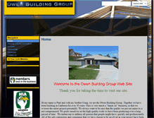 Tablet Screenshot of owenbuildinggroup.com